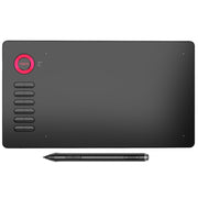 VEIKK A15 10x6 inch 5080 LPI Smart Touch Electronic Graphic Tablet, with Type-C Interface(Red)