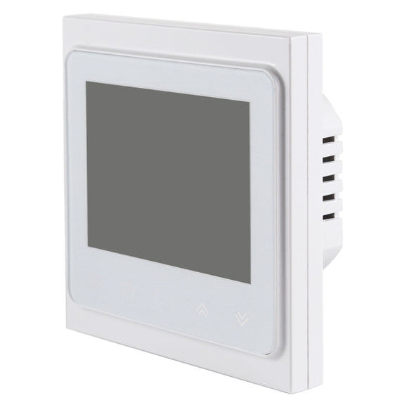 BHT-002GCLW 3A Load Water / Gas Boiler Type LCD Digital Heating Room Thermostat with Time Display, WiFi Control(White)