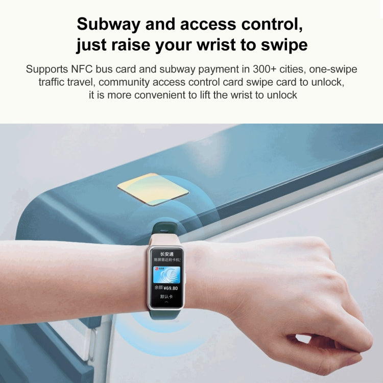 Honor Band 7 NFC, 1.47 inch AMOLED Screen, Support Heart Rate / Blood Oxygen / Sleep Monitoring(Black)
