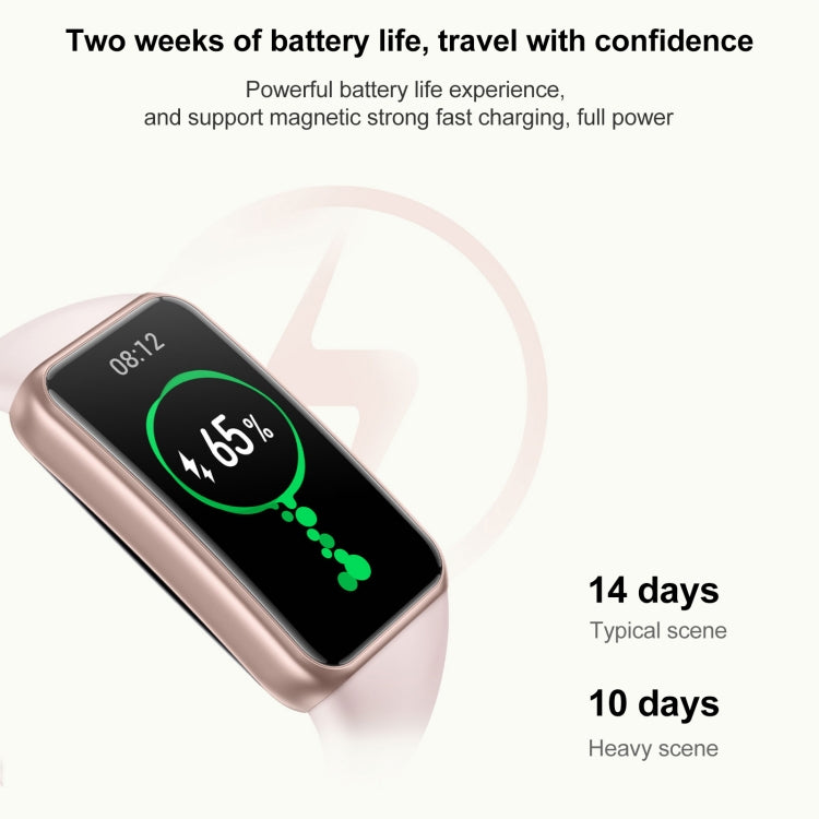 Honor Band 7, 1.47 inch AMOLED Screen, Support Heart Rate / Blood Oxygen / Sleep Monitoring(Pink)