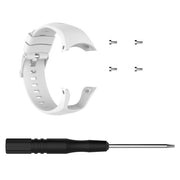 Silicone  Watch Band for SUUNTO Trainer Wrist HR(White)