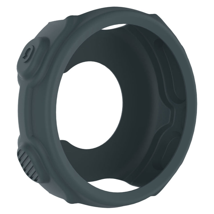 Solid Color Silicone Watch Protective Case for Garmin F235 / F750(Navy Blue)