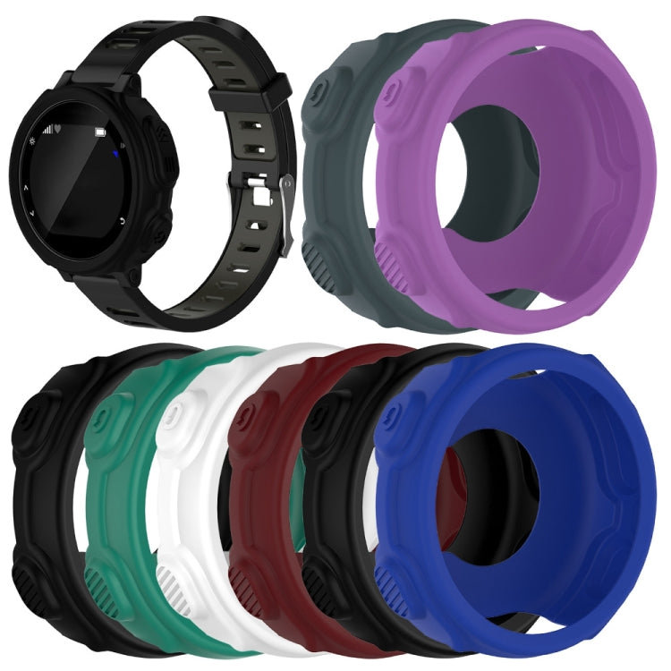 Solid Color Silicone Watch Protective Case for Garmin F235 / F750(Red)