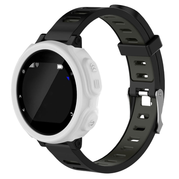 Solid Color Silicone Watch Protective Case for Garmin F235 / F750(White)