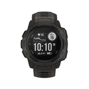 Silicone Watch Band for Garmin Instinct 22mm, Host not Included(Black)