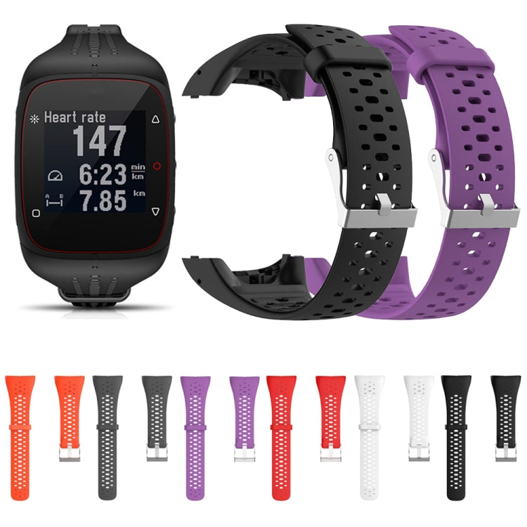 Silicone Sport Watch Band for POLAR M400 / M430(Grey)