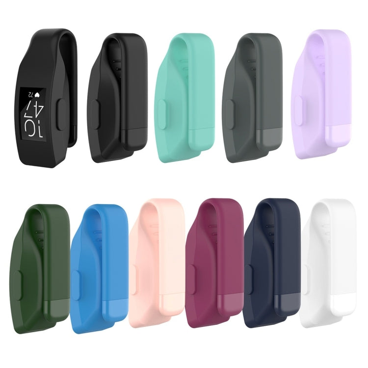Smart Watch Silicone Clip Button Protective Case for Fitbit Inspire / Inspire HR / Ace 2(Pink)