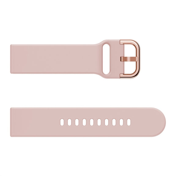 Smart Watch Electroplated Buckle Watch Band for Galaxy Watch Active(Pink)