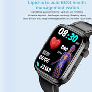 ET210 1.91 inch IPS Screen IP67 Water-resistant Silicone Band Smart Watch, Support Body Temperature Monitoring / ECG (Red)