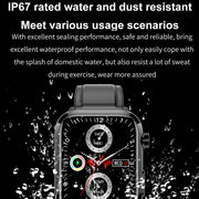 ET210 1.91 inch IPS Screen IP67 Water-resistant Silicone Band Smart Watch, Support Body Temperature Monitoring / ECG (Red)