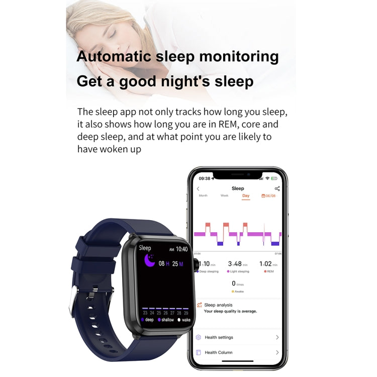 ET210 1.91 inch IPS Screen IP67 Water-resistant Silicone Band Smart Watch, Support Body Temperature Monitoring / ECG (Red)