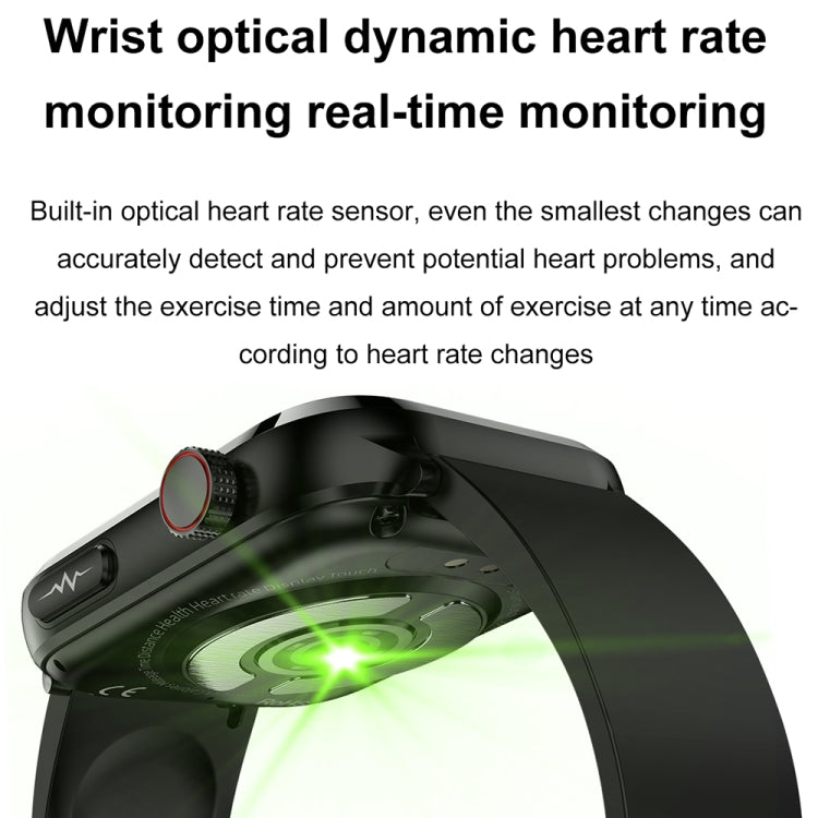 ET210 1.91 inch IPS Screen IP67 Water-resistant Silicone Band Smart Watch, Support Body Temperature Monitoring / ECG (Red)