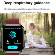 ET210 1.91 inch IPS Screen IP67 Water-resistant Silicone Band Smart Watch, Support Body Temperature Monitoring / ECG (Red)