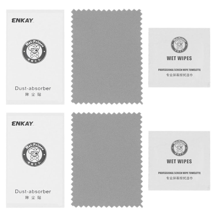 2 PCS ENKAY Hat-Prince for Garmin Compatible witherunner 235 Smart Watch 0.2mm 9H Surface Hardness 2.15D Explosion-proof Tempered Glass Screen Film