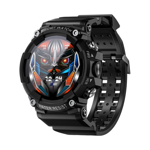 LOKMAT ATTACK 3 1.28 inch TFT Screen Sports Fitness Smart Watch, Support Bluetooth Call(Black)
