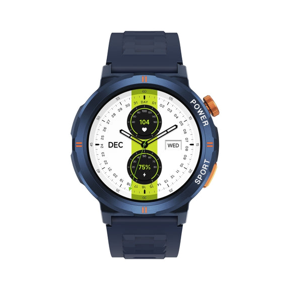 M52 1.43 inch Screen IP68 Water-resistant Smart Watch, Support Bluetooth Call / Heart Rate (Blue)