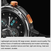 M52 1.43 inch Screen IP68 Water-resistant Smart Watch, Support Bluetooth Call / Heart Rate (Blue)
