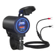 ZH-723F1 Car / Motorcycle QC3.0 Cell Phone Fast Charging Dual USB Car Charger(Blue Light) - DIY Modified Charger by PMC TechLife | Online Shopping South Africa | PMC TechLife