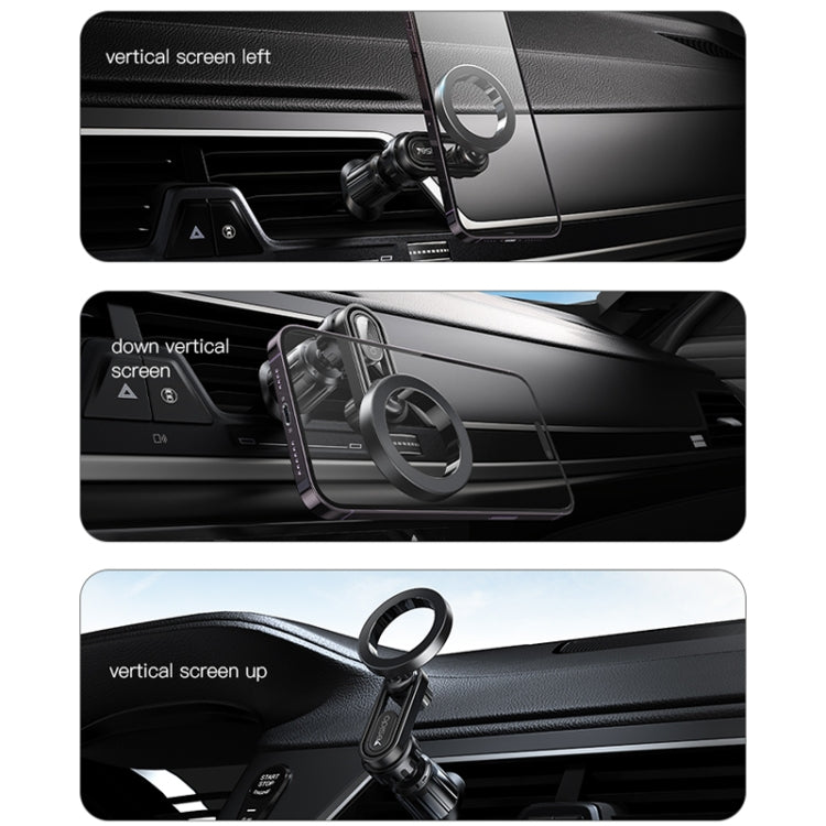 Yesido C157 Strong Magnetic Car Air Vent Phone Holder (Black)