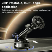Yesido C158 2 in 1 Magnetic Ring Car Dashboard Air Vent Phone Holder (Black)