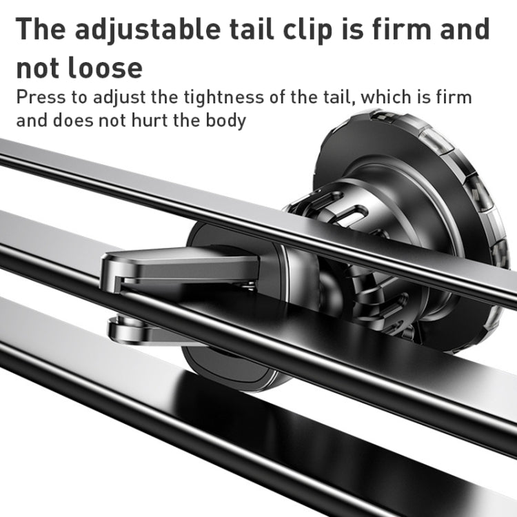 Yesido C160 Suction Cup Type Telescopic Rod Magnetic Car Phone Holder (Black)