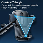 Yesido C174 Suction Cup Type Telescopic Car Phone Holder (Black)