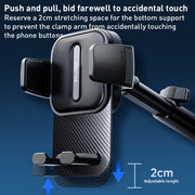 Yesido C174 Suction Cup Type Telescopic Car Phone Holder (Black)