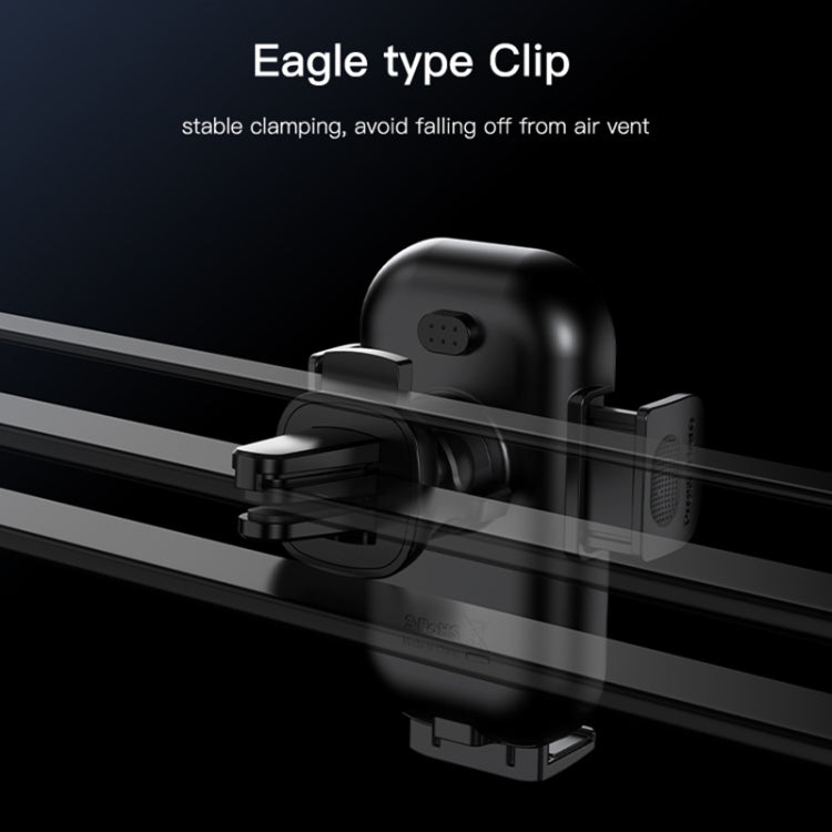 Yesido C197 15W 2 in 1 Suction Cup Type Wireless Charging Car Holder Set (Black)