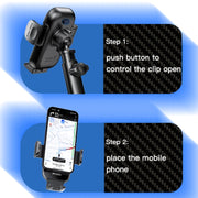 Yesido C197 15W 2 in 1 Suction Cup Type Wireless Charging Car Holder Set (Black)