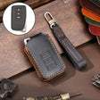 For Lexus 3-button Hallmo Car Cowhide Leather Key Protective Cover Key Case(Black) - free shipping - PMC TechLife - Order now!
