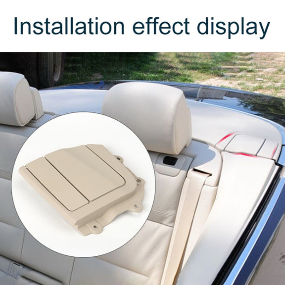 For BMW 3 Series E93 Left Driving Car Convertible Rear Platform Left Hinge Cover Folding Cover 5437 7174 545(Black)