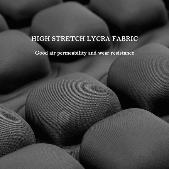 IN-SC003 Car Office Inflatable Airbag Seat Cushion, Style: Manual Inflation (Black)