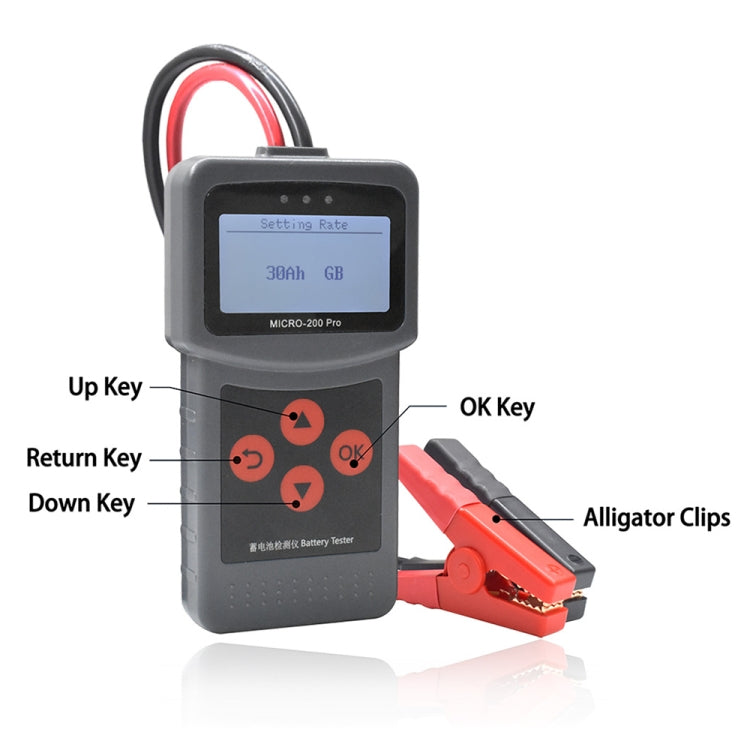 MICRO-200 PRO Car Battery Tester Battery Internal Resistance Life Analyzer, Nordic Version