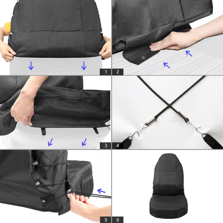 TIROL T24324 General Car Water-resistant Seat Protective Cover
