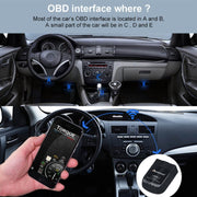 ELM327WIFI V1.5 OBD2 Car Fault Diagnostic Tool PIC18F25K80 Chip