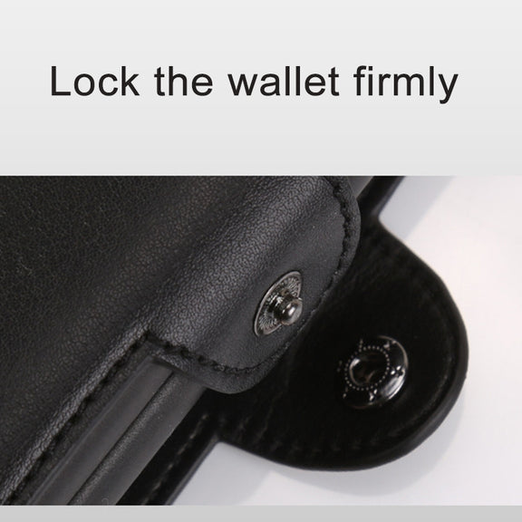 X-7 Antimagnetic RFID  Multi-functional Aluminum Crazy Horse Texture Leather Card Bag Wallet(Dark Blue)
