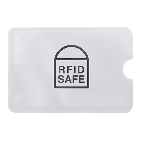 100pcs Aluminum Foil Anti Theft RFID Blocking Sleeve Card Protector, Size: 9.1*6.3cm