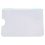 100 PCS Aluminum Foil Anti Theft RFID Blocking Sleeve Card Protector, Size: 9.1*6.3cm (Silver)