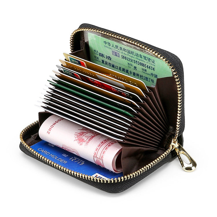 KB151 Multi-card Anti-magnetic RFID Organ Card Package Ladies Wallet (Purple)