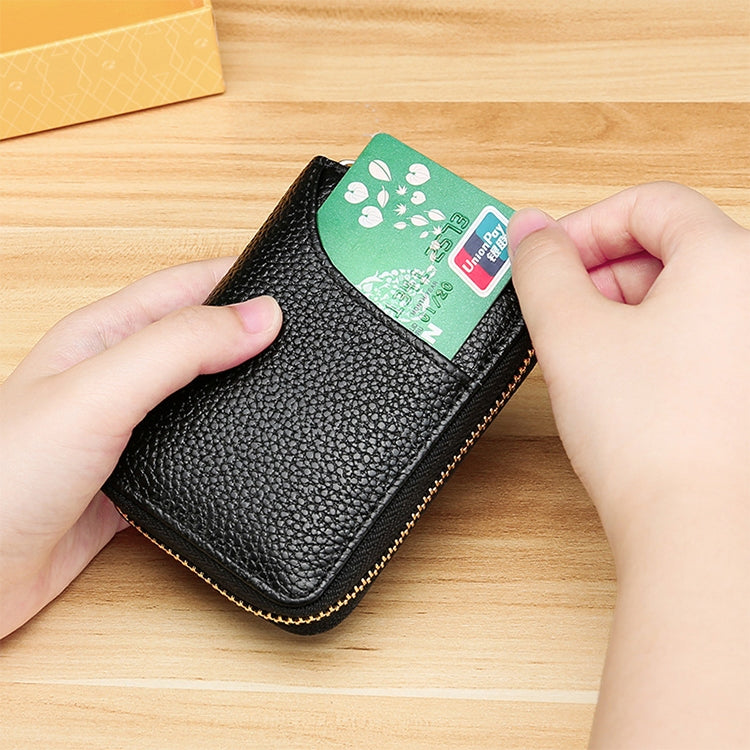 KB151 Multi-card Anti-magnetic RFID Organ Card Package Ladies Wallet (Purple)