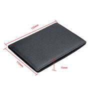 8219 Antimagnetic RFID Men Multi-functional Wallet Card Bag Passport Package