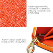 906 Antimagnetic RFID Litchi Texture Women Large Capacity Hand Wallet Purse Phone Bag with Card Slots(Blue)