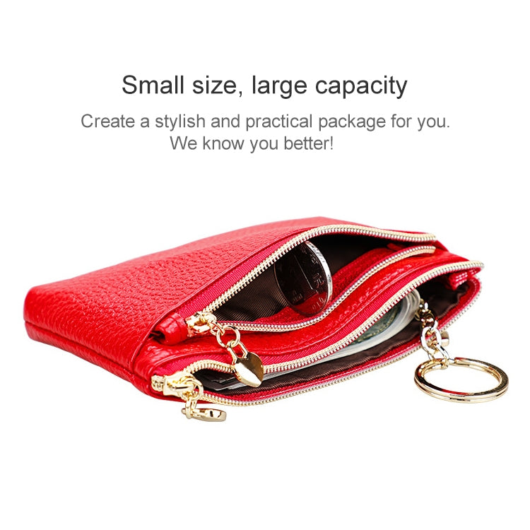 2013 Multifunctional Litchi Texture Women Large Capacity Hand Wallet with Card Slots(Pink)