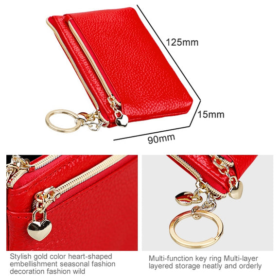 2013 Multifunctional Litchi Texture Women Large Capacity Hand Wallet with Card Slots(Pale Pinkish Grey)