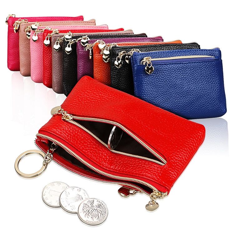 2013 Antimagnetic RFID Multifunctional Litchi Texture Women Large Capacity Hand Wallet with Card Slots (Rose Red)