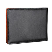 9601 Antimagnetic RFID Mini Crazy Horse Texture Leather Wallet Billfold
