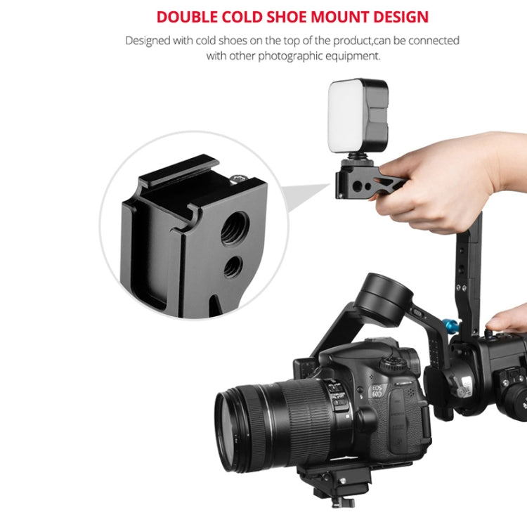 YELANGU A69 Lifting Handle Pot Handheld Stabilizer Extension Mount for DJI Ronin SC (Black)