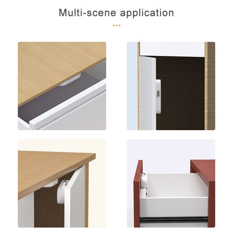 Original Xiaomi Youpin YEELOCK Smart Drawer Cabinet Lock Switch, US Plug(White)