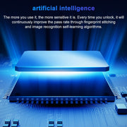 T21FB Micro USB Charging Zinc Alloy Smart Fingerprint + Bluetooth Single Open Drawer Lock File Cabinet Lock
