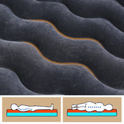Universal Car Travel Inflatable Mattress Air Bed Camping Back Seat Couch, Size: 90 x 135cm(Grey)